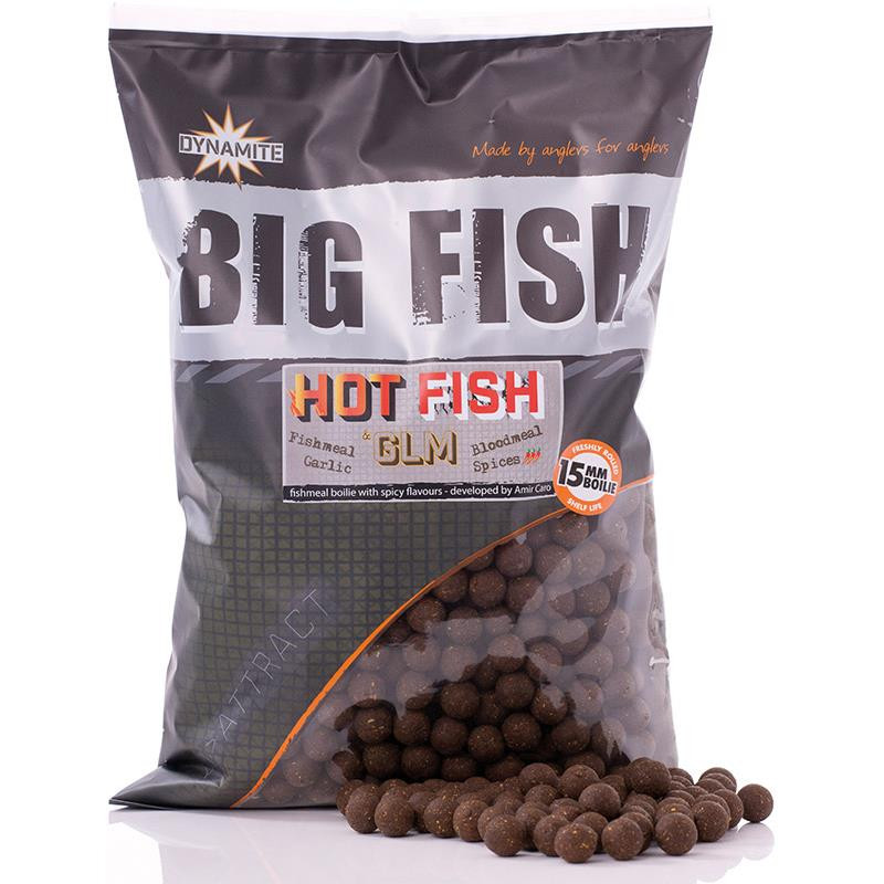 DYNAMITE BAITS Bouillettes Hot Fish & GlM 20mm 5kg