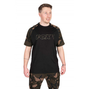 FOX Camo Outline Print T-Shirt Black 1