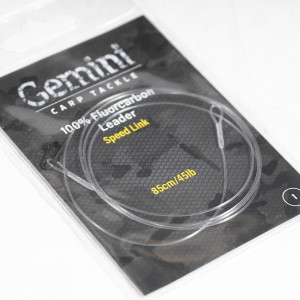 GEMINI 100% Fluorcarbon Leader speed link /85cm 1