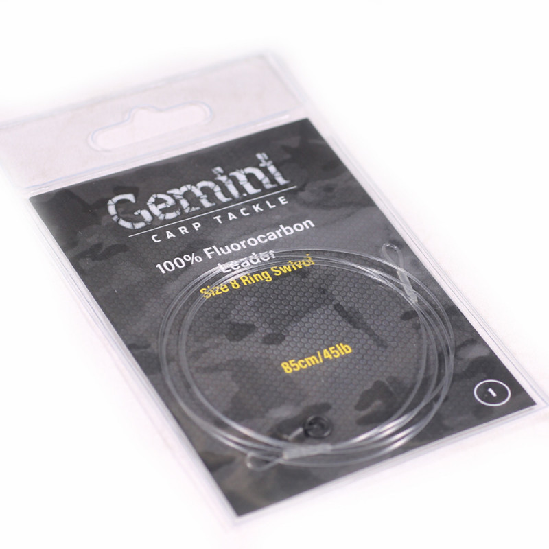 GEMINI Ring Swivel Fluorocarbon Leader