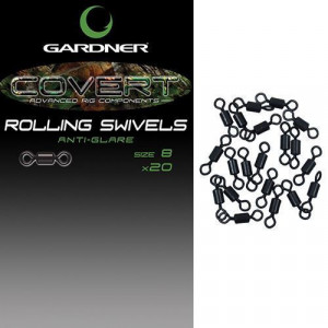 GARDNER Covert Rolling Swivels Size 8 1