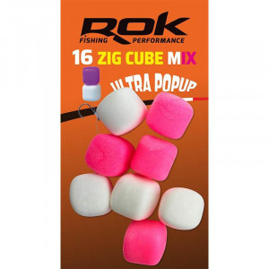 ROK Zig Cube12 Pink+White x16 1