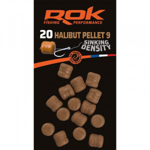 ROK Halibut Pellet Sinking Density 12mm x18 Noir 1