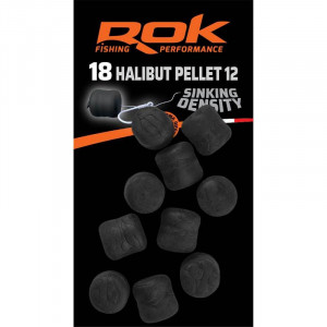 ROK Halibut Pellet Sinking Density 12mm x18 Noir 2