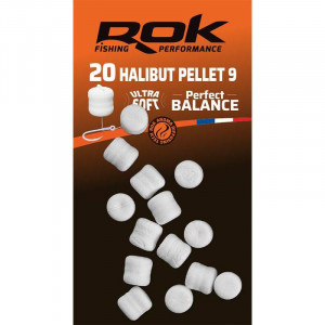 ROK Halibut Pellet Perfect Balance 9mm x20 Blanc 1