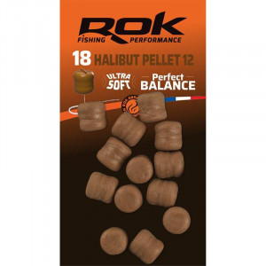 ROK Halibut Pellet Perfect Balance 12mm x18 Marron 1