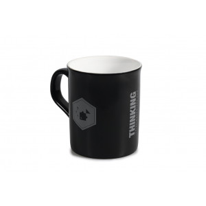 THINKING ANGLERS Gloss Black Mug 1