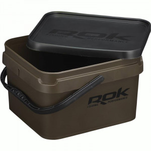 ROK Square Bucket 10L Greenish Brown 1