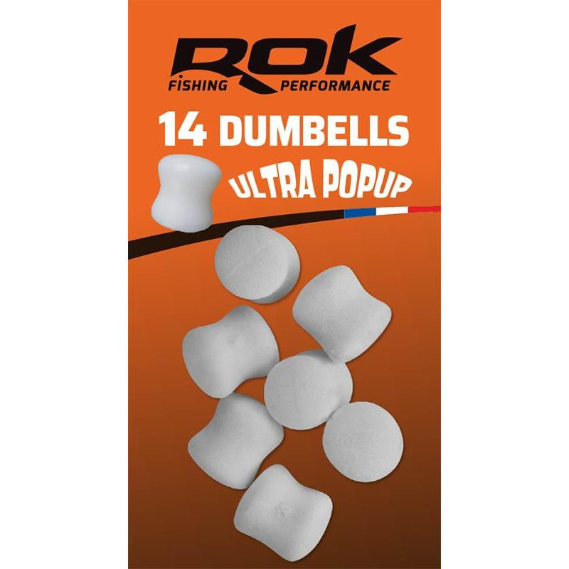 ROK Dumbells Ultra Pop Up Blanc x14