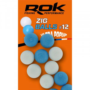 ROK Zig Ball Taille9 Bleu/Blanc x16 1