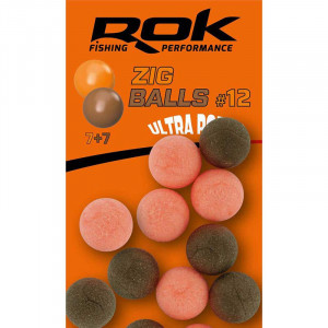 ROK Zig Ball Taille12 Orange/Marron x14 1