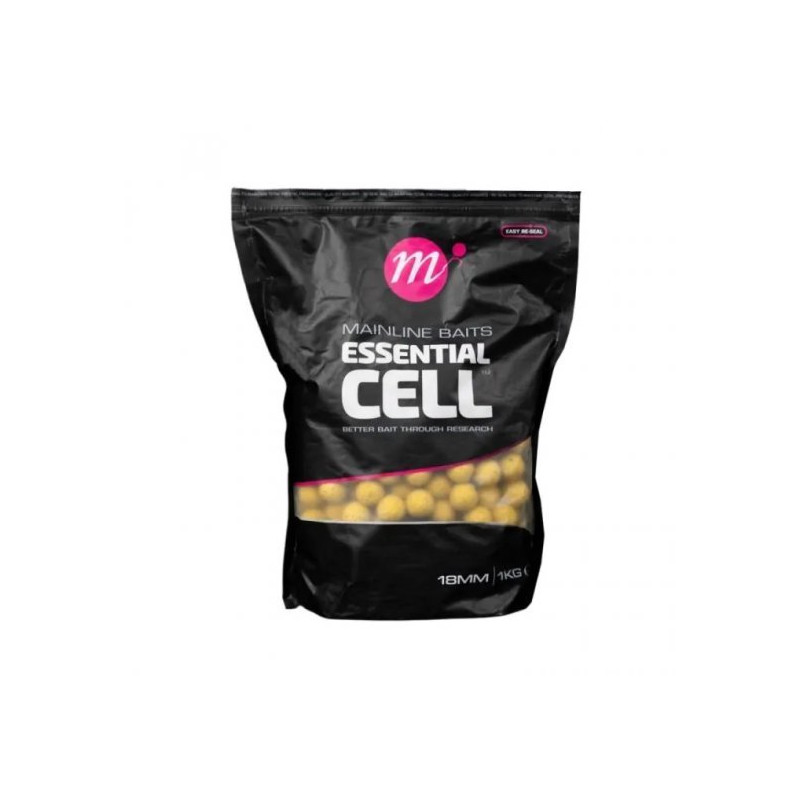 MAINLINE Shelf Life Boilies Essential Cell 10mm 1kg