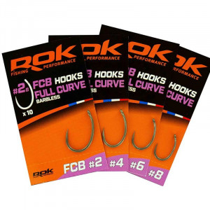 ROK FCB Hooks Full Curve Barbless 1