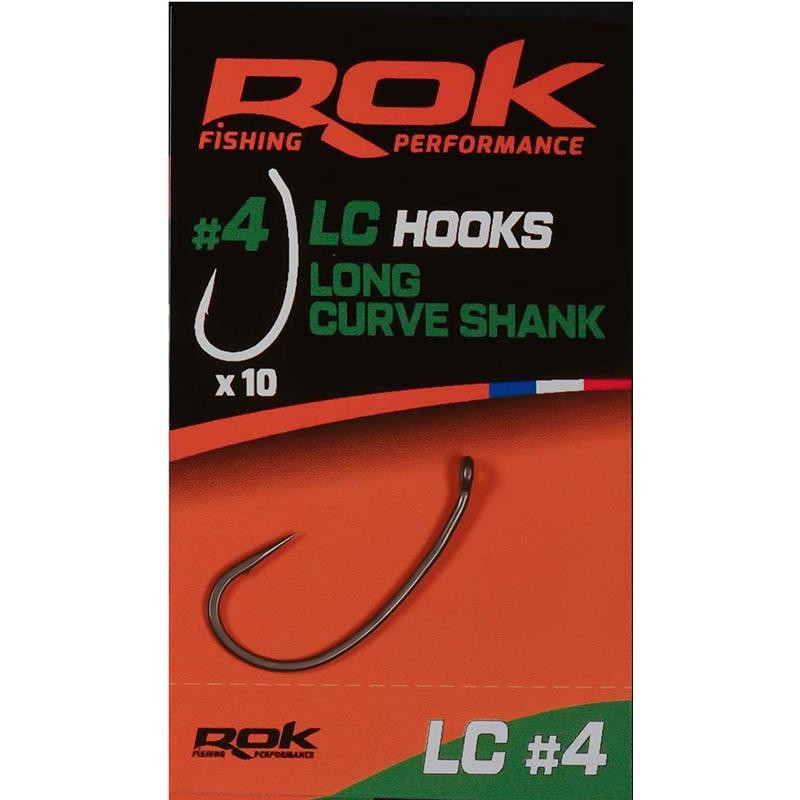 ROK LC Hooks Long Curve Shank