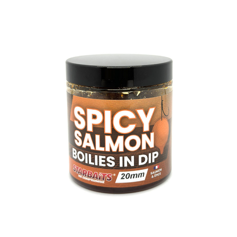 STARBAITS Boilies In Dip Spicy Salmon 24mm*