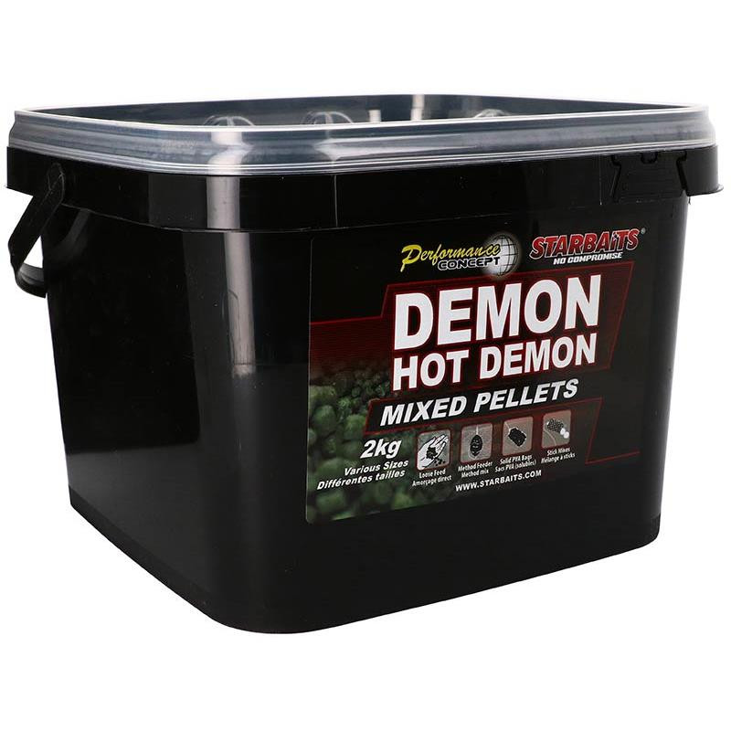 STARBAITS Hot Demon Pellets Mixed 2kg