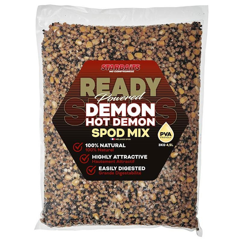 STARBAITS Ready Seeds Hot Demon Spod Mix 1kg