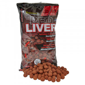 STARBAITS Bouillette Red Liver 14mm 800gr 1