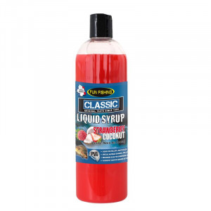 FUN FISHING Classic Syrup Strawberry Coconut  480ml 1