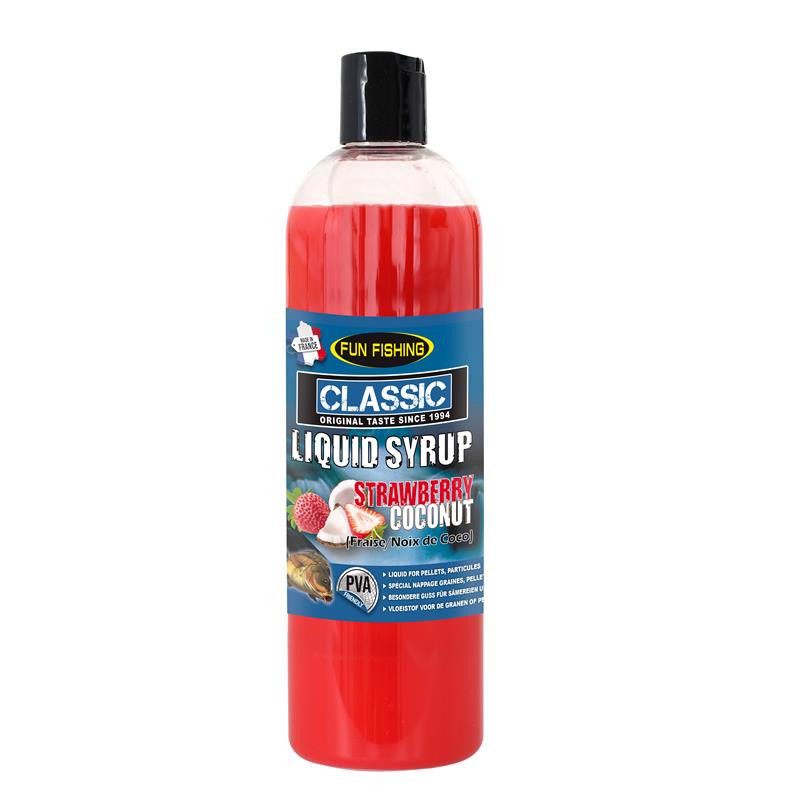 FUN FISHING Classic Syrup Strawberry Coconut  480ml